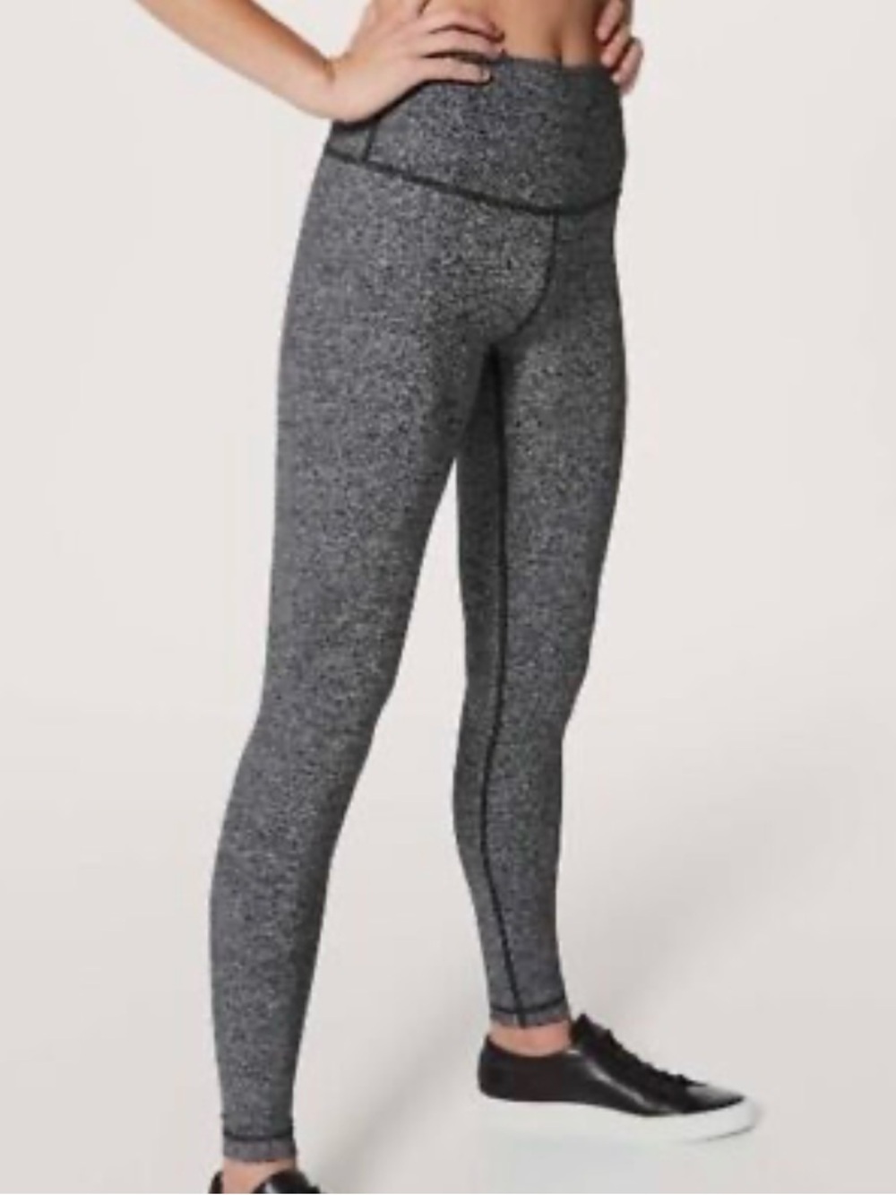 Lululemon Heathered Black Gray Leggings